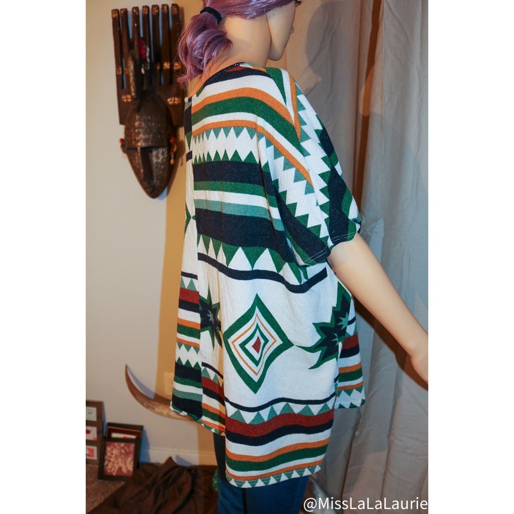 Aztec Sweater/Poncho 💛🌵 - Picture 2 of 8